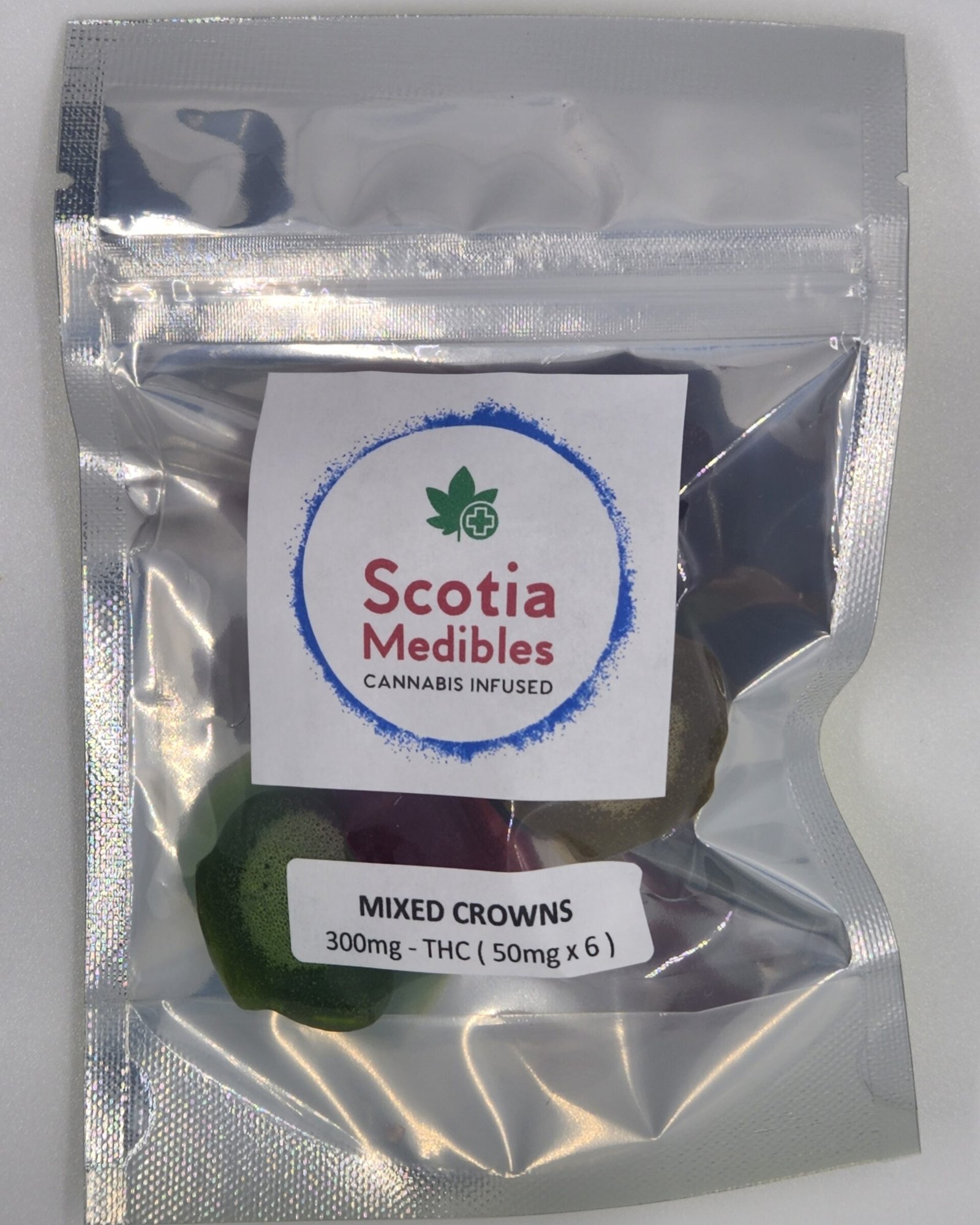 500mg Gummy Crowns by Scotia Medibles (10x50mg)
