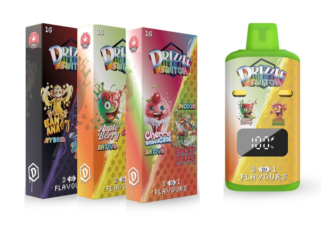Drizzle Factory Switch (1g) 3 Flavours In one