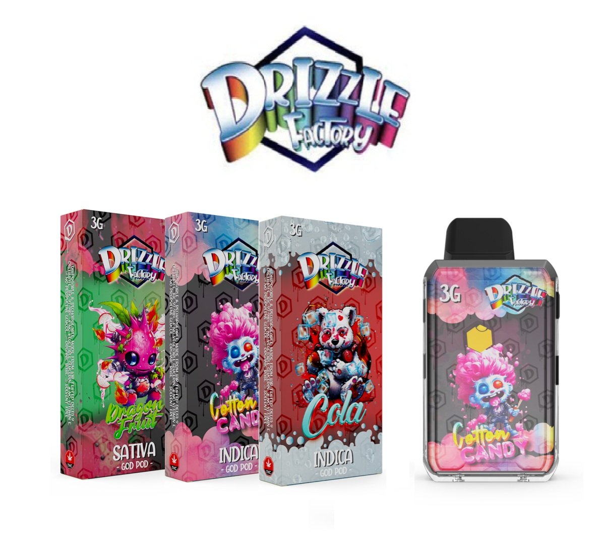 Drizzle Factory God-Pod (3g)