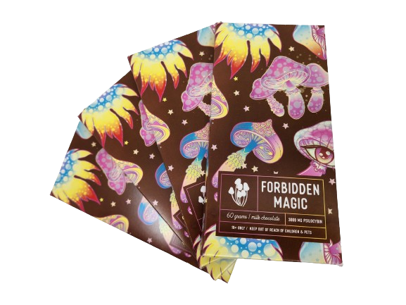 Forbidden Magic Milk Chocolate (3000mg Mushroom Bars)
