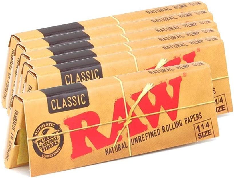 Raw Unrefined Classic 1 1/4 Rolling Papers