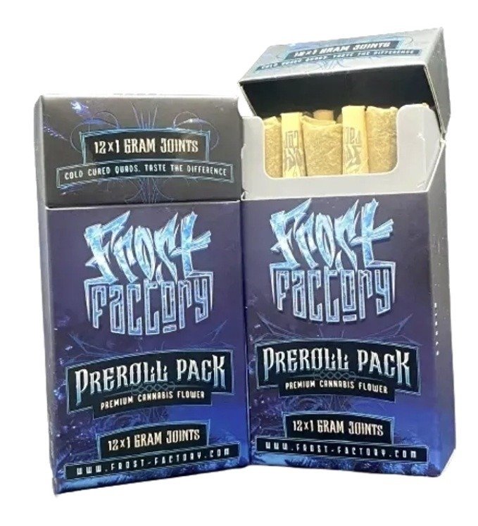 Frost Factory Cold Cured Quad Pre-Rolls (12 x 1g joints)